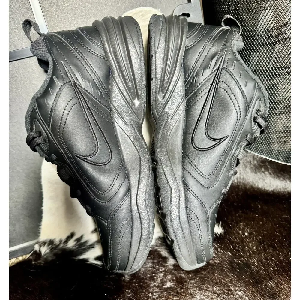 Nike Air Monarch 4 Triple Black Sneakers 415445-001